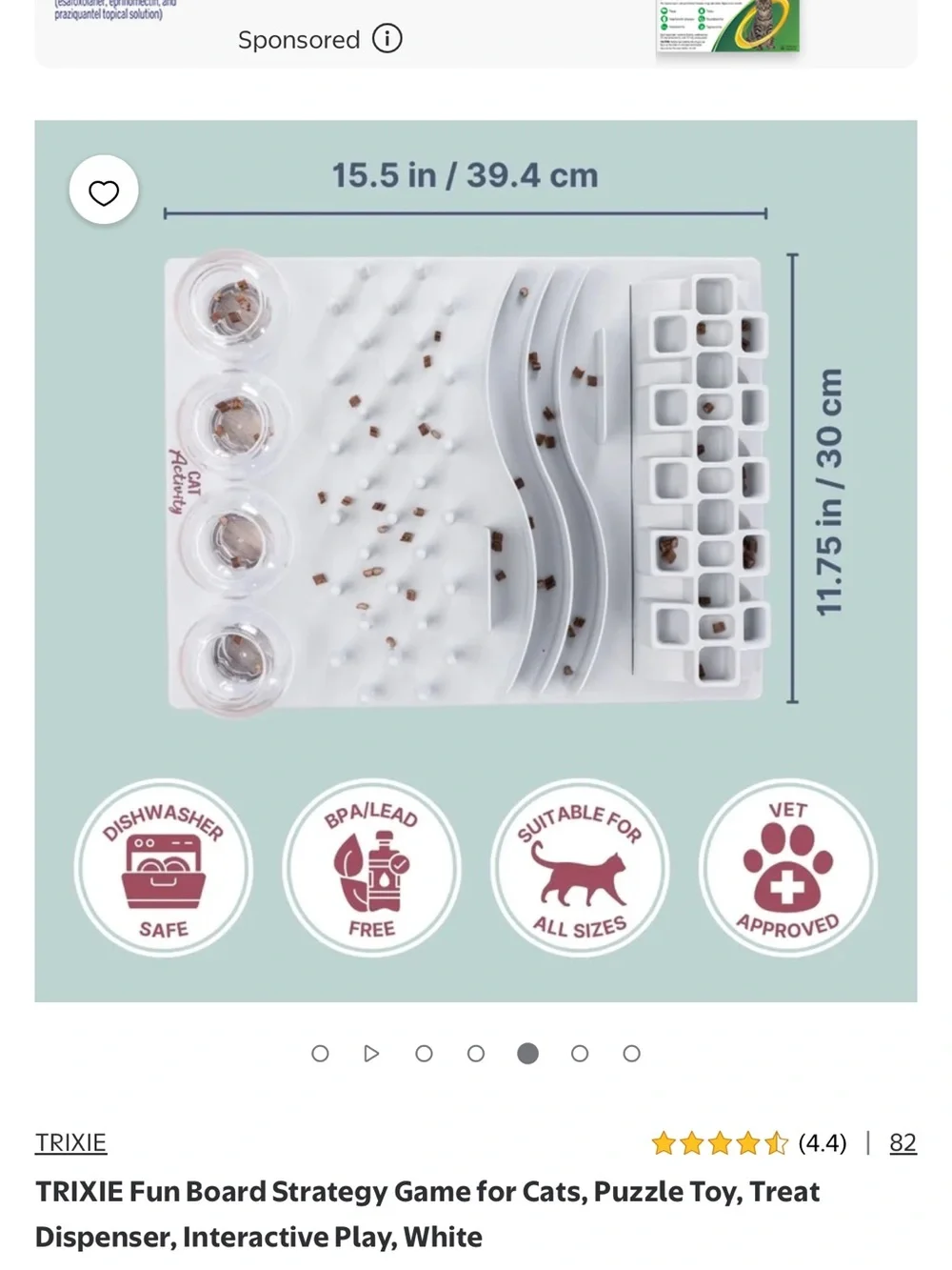 Trixie Fun Board Activity Board for Cats